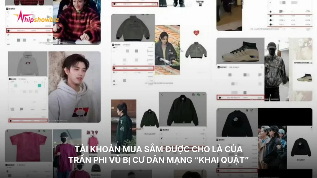 Tài khoản mua sắm được cho là của Trần Phi Vũ bị cư dân mạng “khai quật”