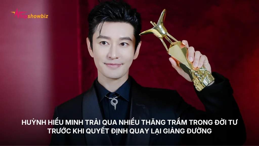 Huỳnh Hiểu Minh trải qua nhiều thăng trầm trong đời tư trước khi quyết định quay lại giảng đường