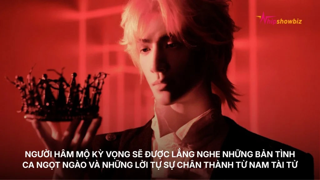 Người hâm mộ kỳ vọng sẽ được lắng nghe những bản tình ca ngọt ngào và những lời tự sự chân thành từ nam tài tử