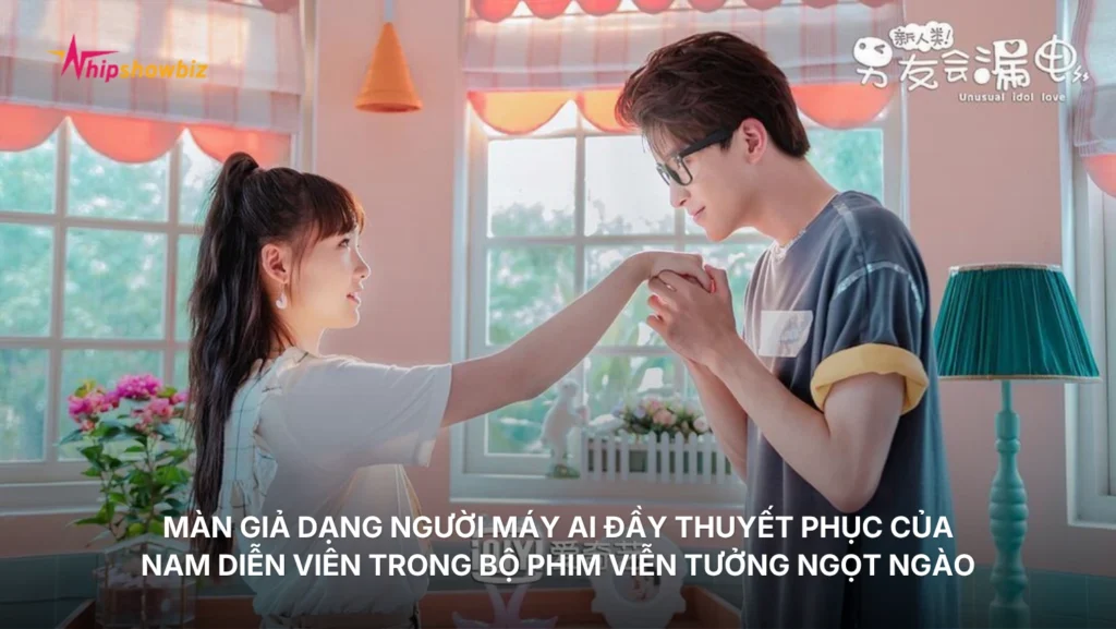 Màn giả dạng người máy AI đầy thuyết phục của nam diễn viên trong bộ phim viễn tưởng ngọt ngào