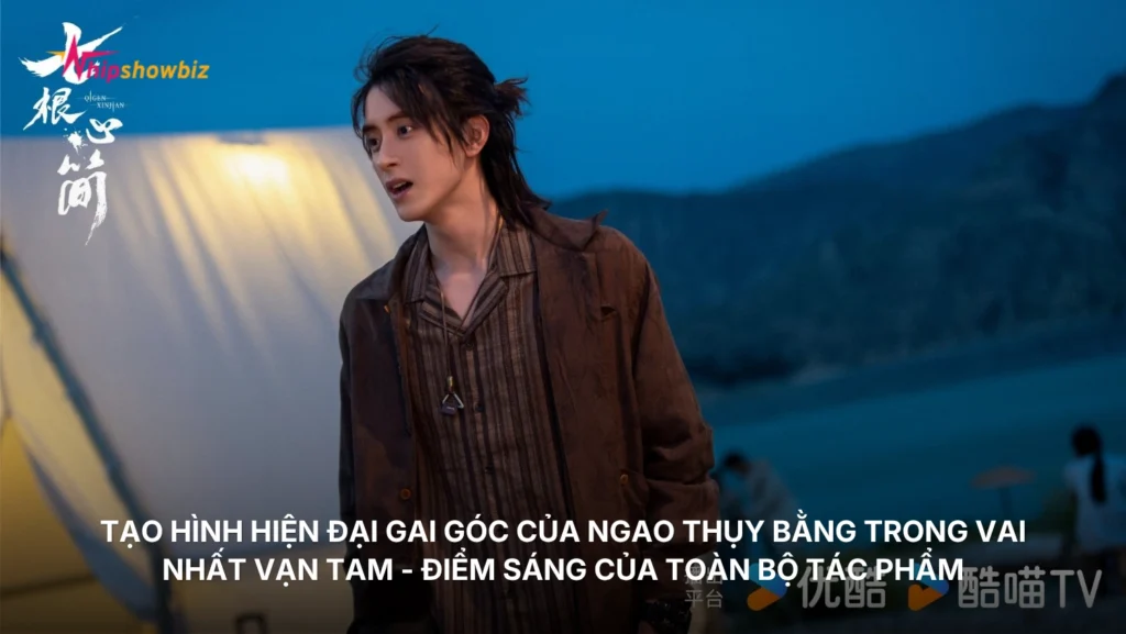 Tạo hình hiện đại gai góc của Ngao Thụy Bằng trong vai Nhất Vạn Tam - nhân vật được khen ngợi là điểm sáng của toàn bộ tác phẩm